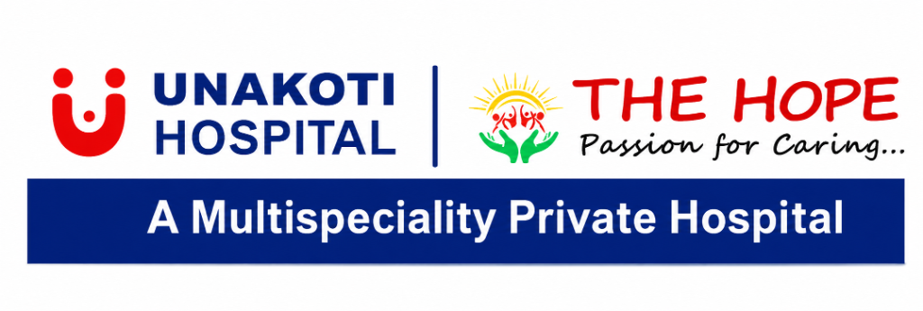 Unakoti Hospital - The Hope Logo